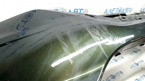 Front bumper bare Nissan Rogue 17- green DAL, rubbed