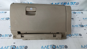 Glove box, glove compartment Subaru Outback 15-19 beige, scuffs, crack in fastening