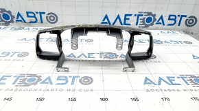 Steering wheel cover Hyundai Sonata 18-19 chrome is worn out, fasteners are broken