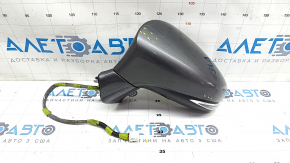 Side mirror left Lexus ES300h ES350 13-18 14 pins, BSM, turn signal, backlight, graphite, scratches