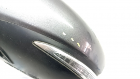 Side mirror left Lexus ES300h ES350 13-18 14 pins, BSM, turn signal, backlight, graphite, scratches