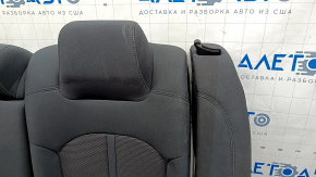 Rear row of seats 2nd row Hyundai Sonata 18-19 black cloth, for cleaning