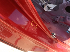 Quarter wing rear right Toyota Prius 30 10-15 on the body, red, bump