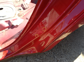 Quarter wing rear left Toyota Prius 30 10-15 on the body, red, pokes