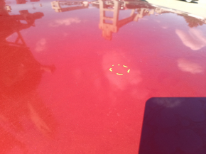Metal roof Toyota Prius 30 10-15 on the body, dent, bumps