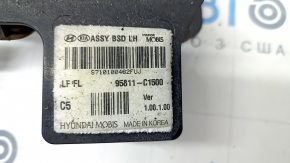 Blind Spot Sensor BSM Left Hyundai Sonata 18-19 with Bracket, Rusty Bracket