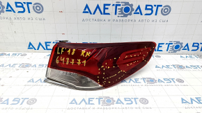 Light outer wing right Hyundai Sonata 18-19 halogen, scratches