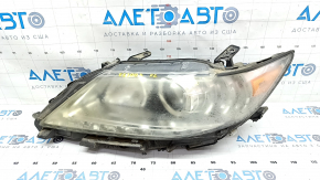 Headlight front left bare Lexus ES300h ES350 13-15 prerest halogen + LED DRL, for polishing