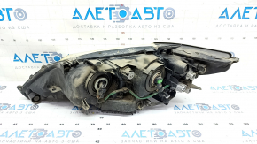 Headlight front right bare Lexus ES300h ES350 13-15 dorest halogen + LED DRL, spider web, for polishing