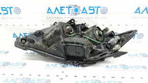 Headlight front right bare Lexus ES300h ES350 13-15 dorest halogen + LED DRL, spider web, for polishing