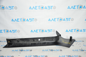 Door sill trim front right Tesla Model S 12-15 pre-rest, black, scratches