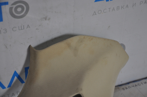 Rear Trunk Pillar Cover Left Tesla Model S 12-20 Beige, Fabric, Dry Cleanable