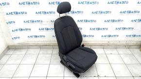 Passenger seat Hyundai Sonata 18-19 without airbag, mechanical, black cloth, for cleaning