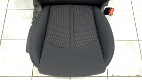 Passenger seat Hyundai Sonata 18-19 without airbag, mechanical, black cloth, for cleaning