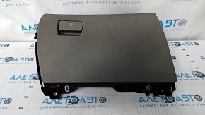 Glove box, glove compartment Cadillac ATS 13 - gray, scratches, dents, scuffs, no pocket, broken fastener