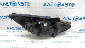 Headlight front left bare Hyundai Sonata 18-19 halogen with mount, sand, for polishing