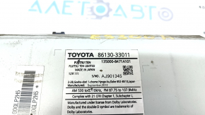 Radio tape recorder with climate control Lexus ES300h ES350 13-18 scratches
