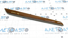 Door trim molding card rear right Lexus ES300h ES350 13-18 light wood