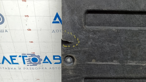 Front left underbody protection Hyundai Sonata 15-19 tear