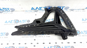 Left fog light frame Hyundai Sonata 18-19 for halogen, scratches, crack