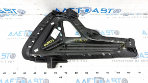 Left fog light frame Hyundai Sonata 18-19 for halogen, scratches, crack