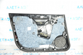 Door trim card front right Tesla Model S 12-15 pre-rest black, with gray insert, with backlight, dented, for cleaning