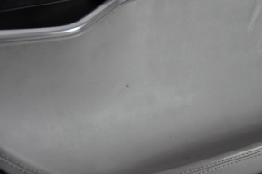 Door trim card front right Tesla Model S 12-15 pre-rest black, with gray insert, with backlight, dented, for cleaning
