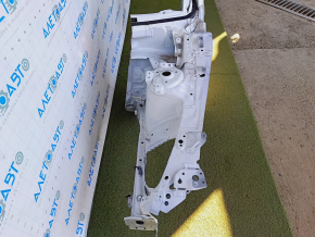 Front left quarter Mazda CX-5 17 - sawn off, with central pillar, white, bump on threshold