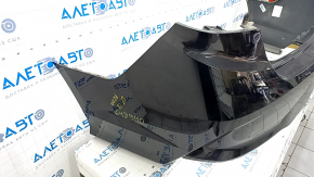 Rear bumper bare Hyundai Sonata 18-19 without parking sensors, black, scratches
