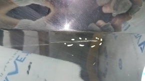 Rear bumper bare Hyundai Sonata 18-19 without parking sensors, black, scratches