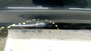 Lower rear bumper trim Hyundai Sonata 18-19 for 1 pipe, black, scratches, dent