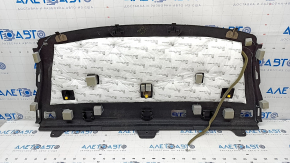 Trunk shelf Hyundai Sonata 18-19 usa black, with brake light