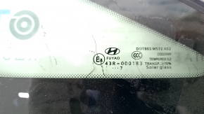 Rear left fixed glass window Hyundai Sonata 18-19