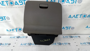 Glove box, glove compartment Nissan Versa 12-19 usa dark gray, scuffs