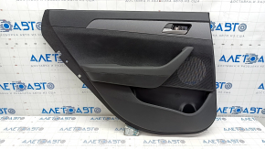 Door trim card rear left Hyundai Sonata 18-19 black