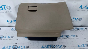 Glove box, glove compartment Nissan Rogue 14-20 beige, scratches, whitened plastic