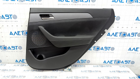Door trim card rear right Hyundai Sonata 18-19 black, scratches