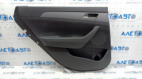Door trim card rear left Hyundai Sonata 18-19 black