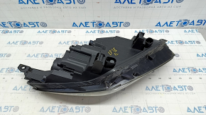 Headlight front left bare Hyundai Sonata 18-19 halogen with mount, sand, for polishing