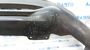 Front bumper bare Ford Fusion mk5 19-20 without parking sensors and towing hook, graphite, scratches, crack, non-standard holes