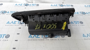 Glove box, upper glove compartment Fiat 500X 16-17 black, glossy, scratches