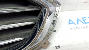 Grill radiator grill assembly with frame Ford Fusion mk5 19-20 chrome, chrome defect, broken fasteners