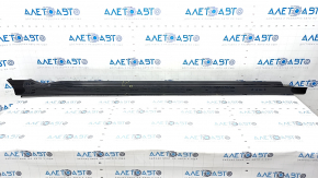 Right threshold Hyundai Sonata 18-19 black, broken fasteners, scratches