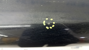 Right threshold Hyundai Sonata 18-19 black, broken fasteners, scratches