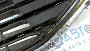 Grill radiator grill assembly with frame Ford Fusion mk5 19-20 chrome, chrome defect, broken fasteners