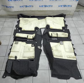 Hyundai Sonata 18-19 black floor covering, for cleaning