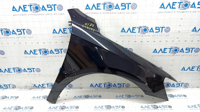 Front right wing VW Passat b8 16-19 USA black LC9X, dents, bump