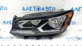 Headlight front left VW Passat b8 16-19 USA naked halogen