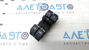 Front left window lift control VW Passat b8 16-19 USA black with chrome, auto, chrome useful
