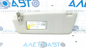 Left sun visor for VW Passat b8 16-19 USA, gray, without hook, without backlight